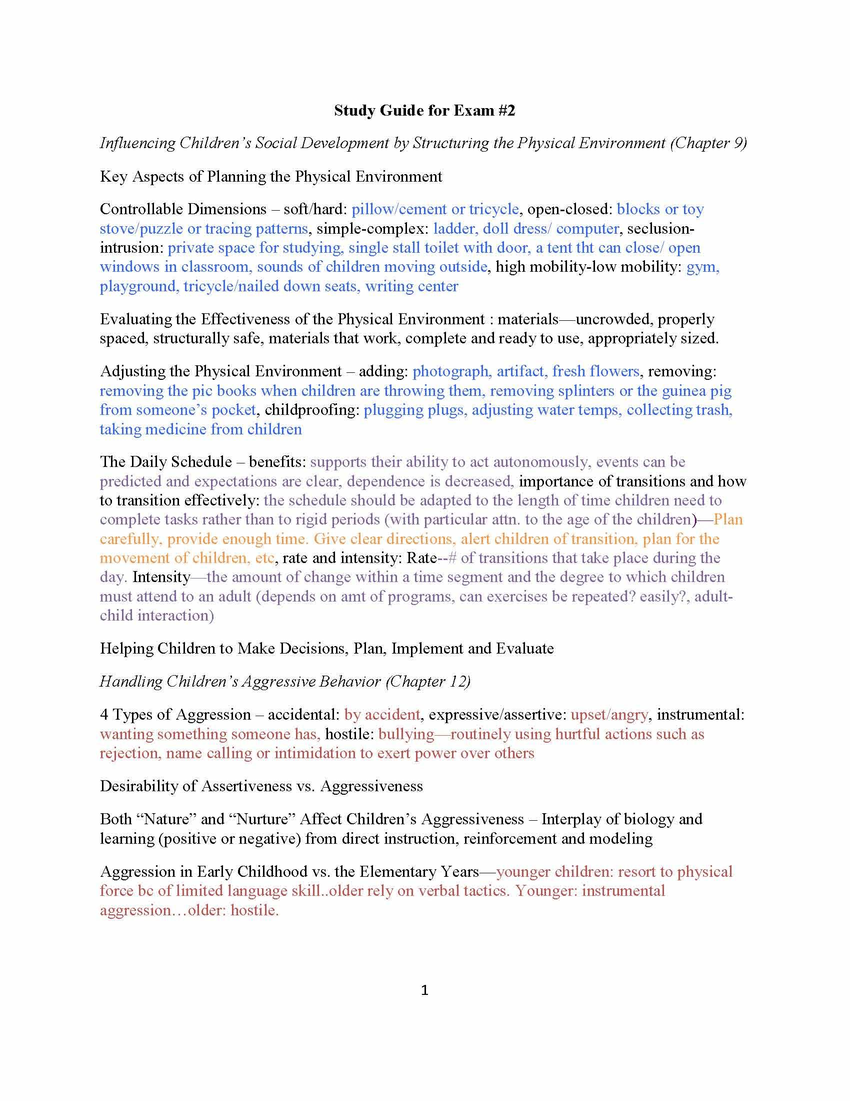 Interaction with Children