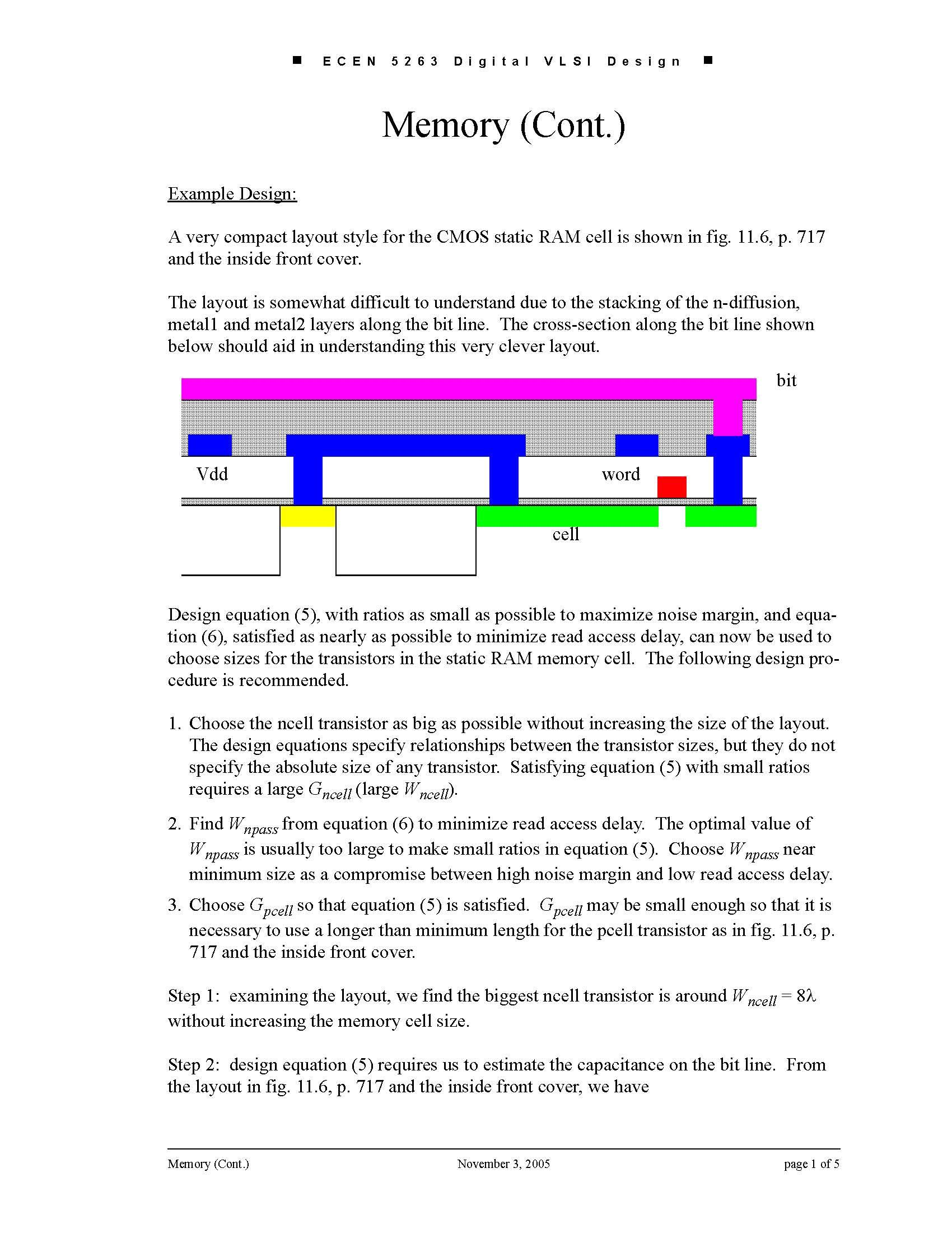 VLSI DIGITAL SYS DES
