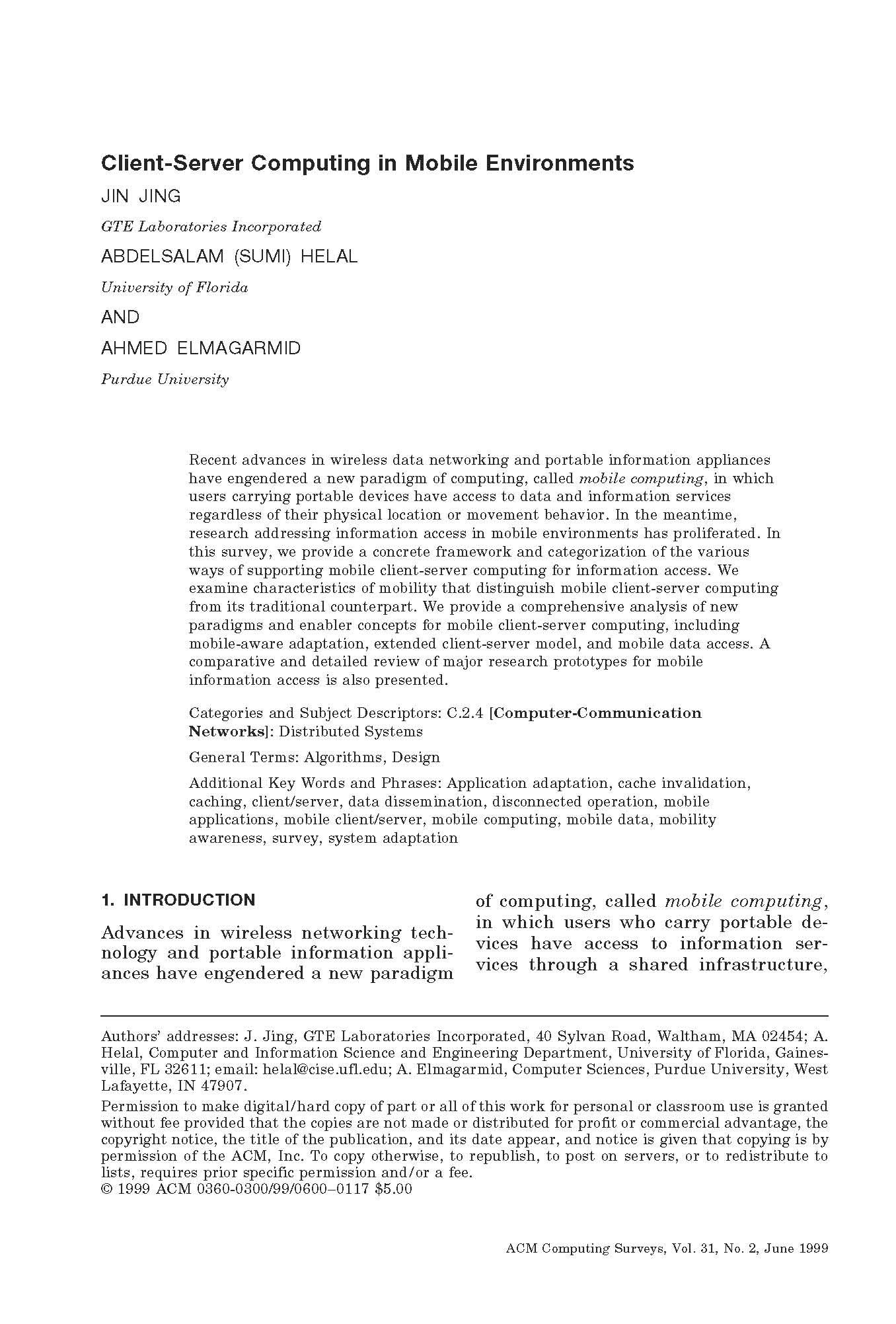 Database Technologies