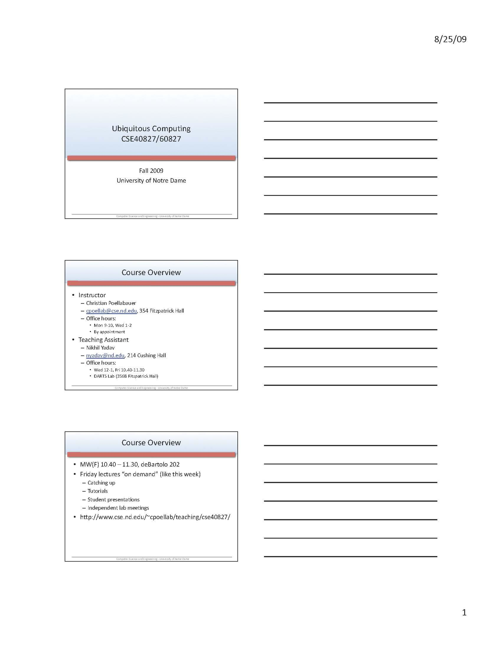 Ubiquitous Computing