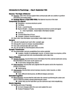 Week 3 Notes (September 15&17)