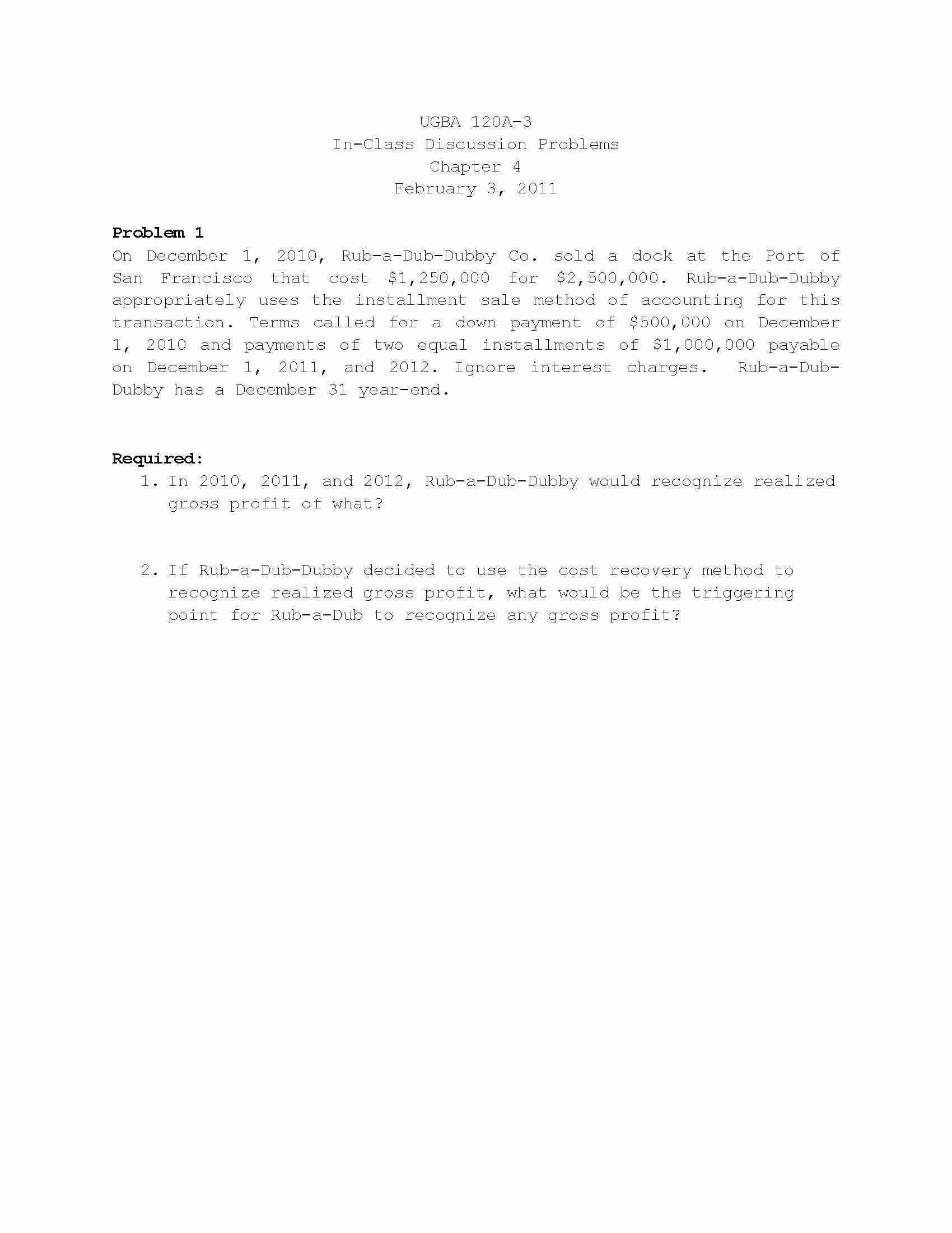 Intermediate Financial Accounting