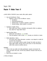 Intro to Public Relations (Week 3 notes -- Sept. 9th)