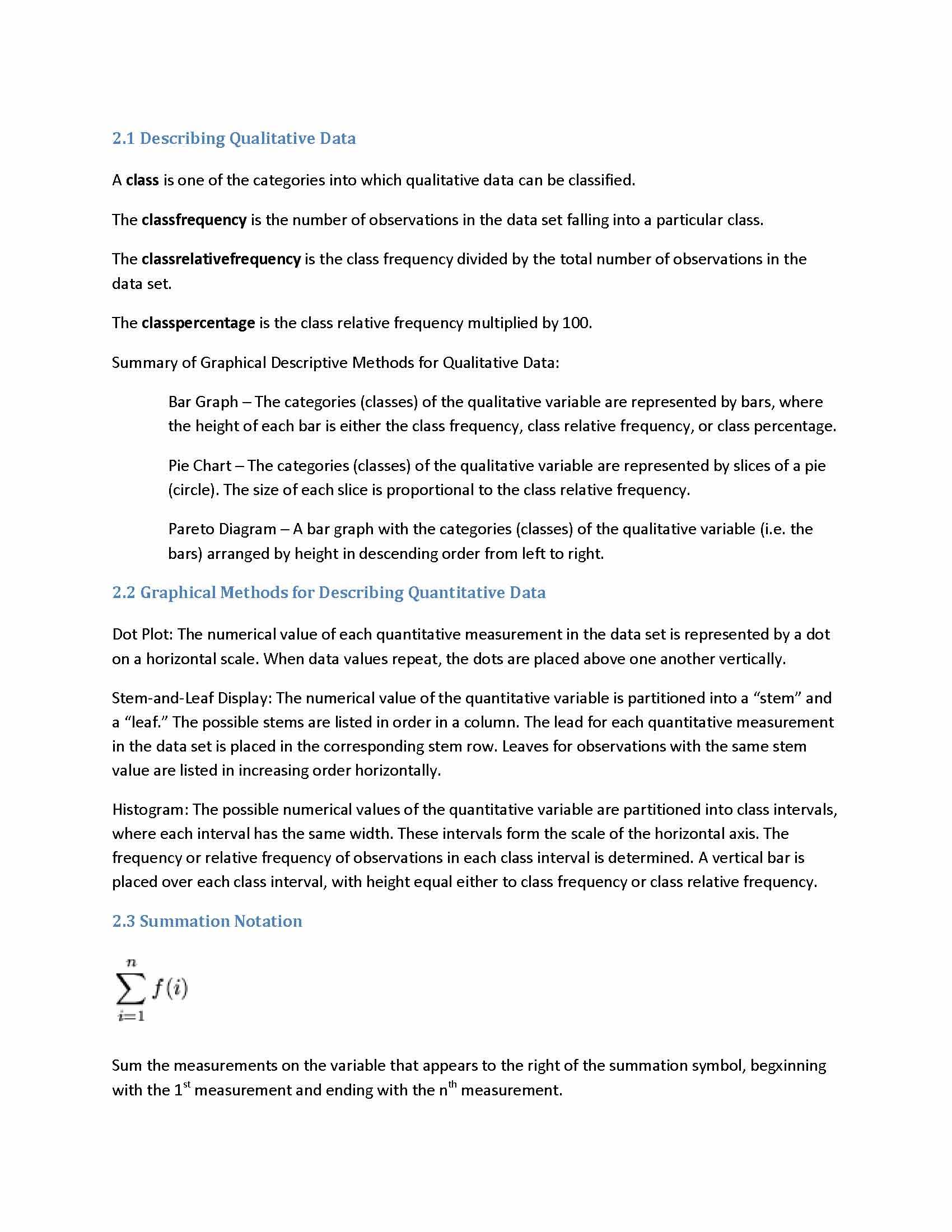 Intro Prob & Stat for Business