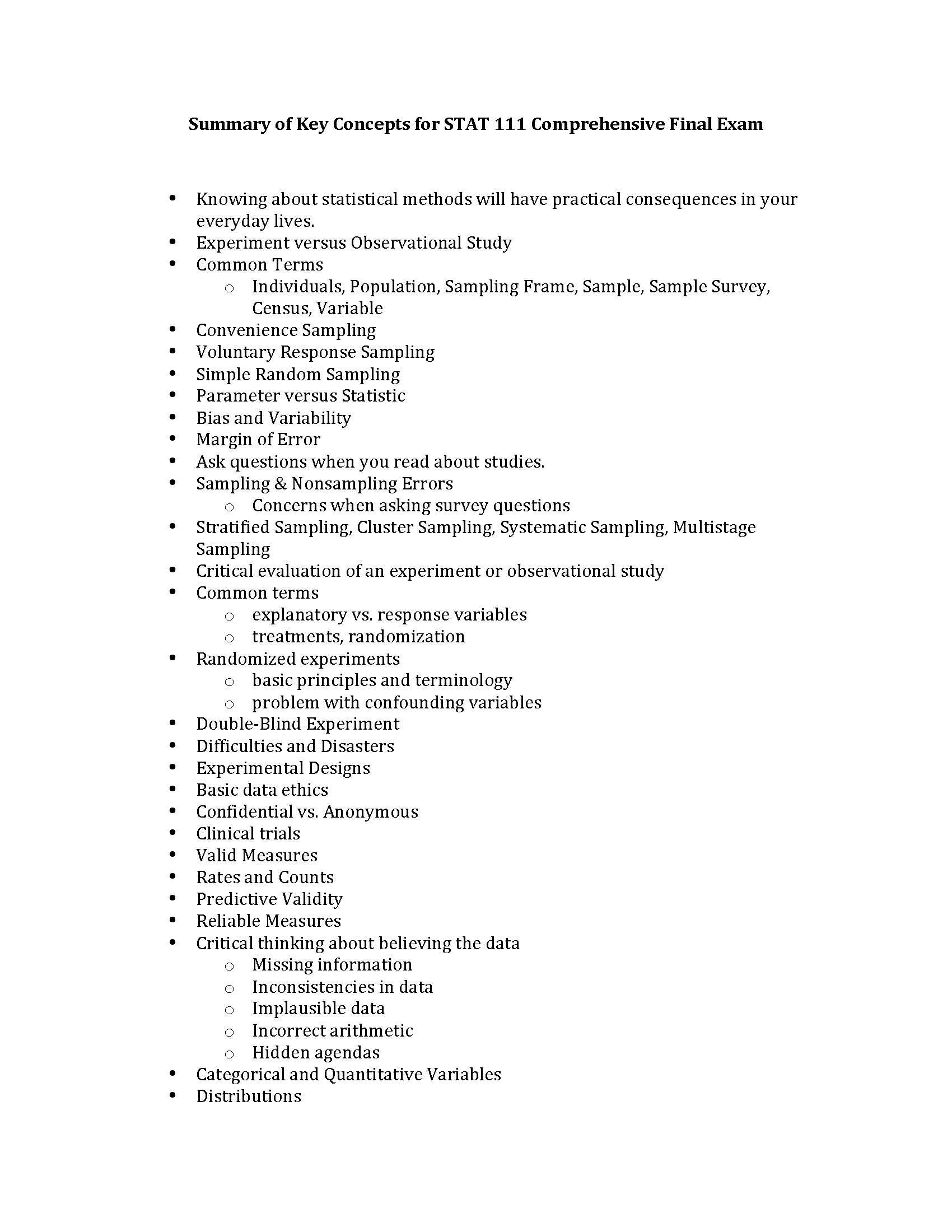 Understanding Statistics