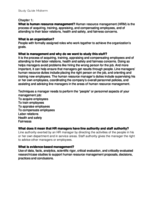 Study guide for the midterm