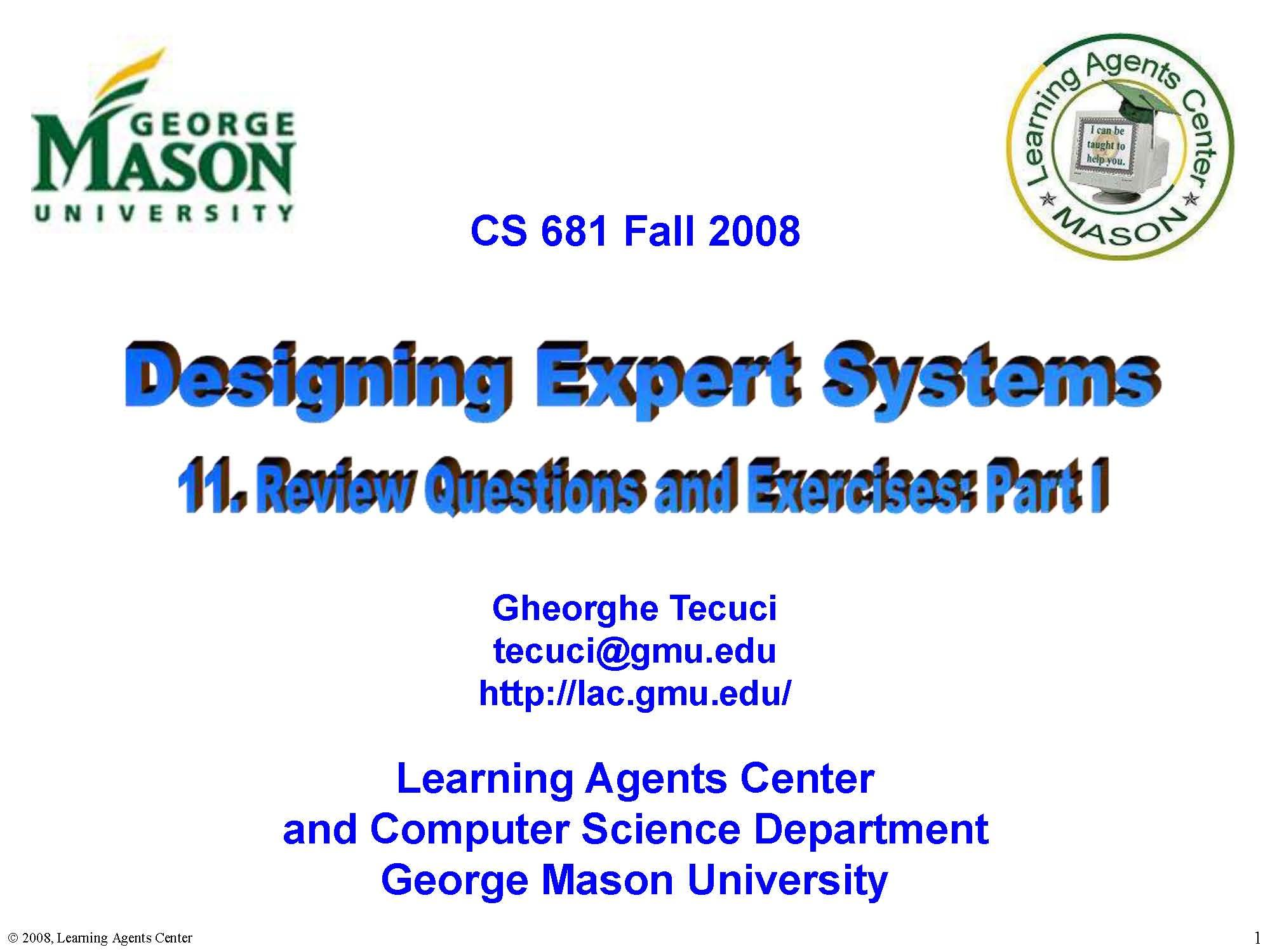 Designing Expert Systems