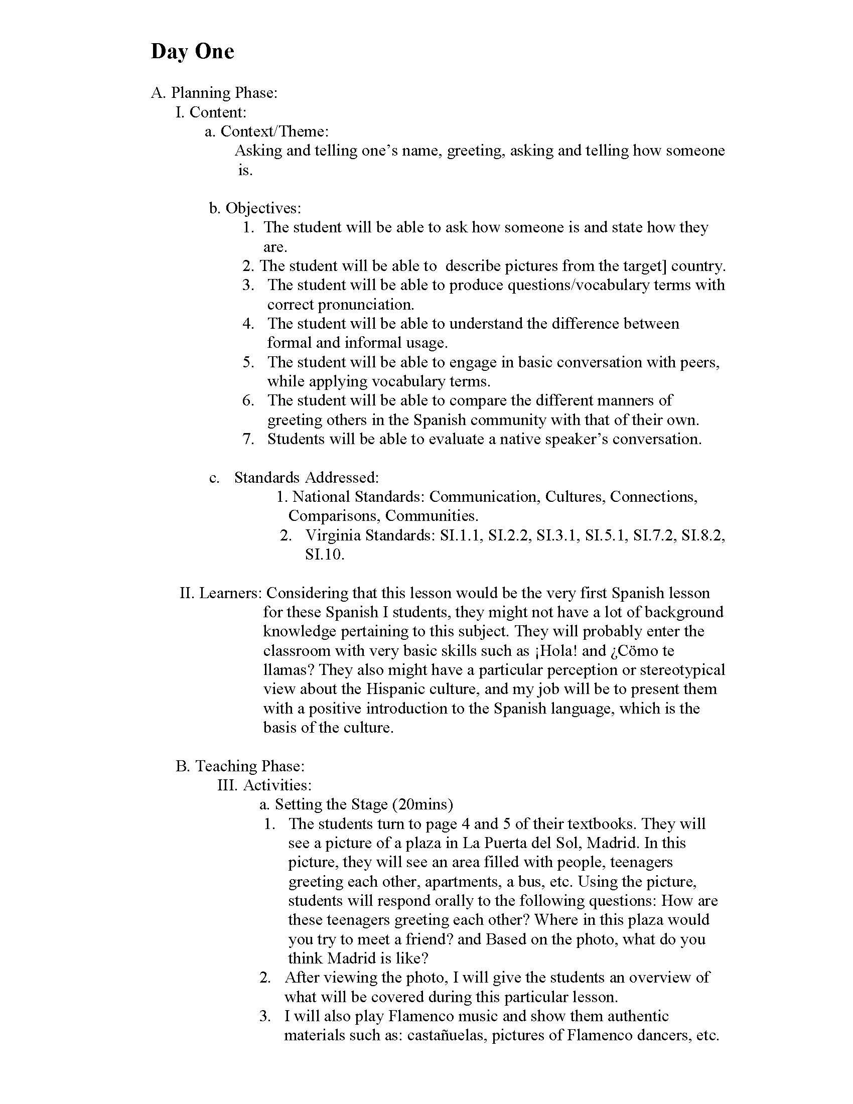 Approaches Teaching Spanish