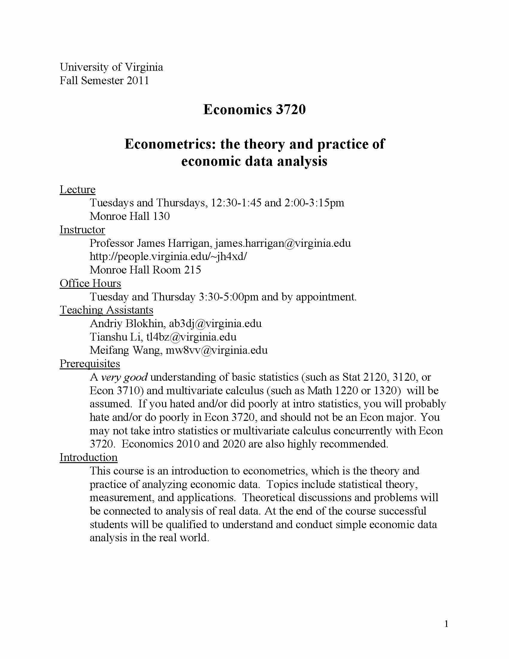 Introduction to Regression Analysis