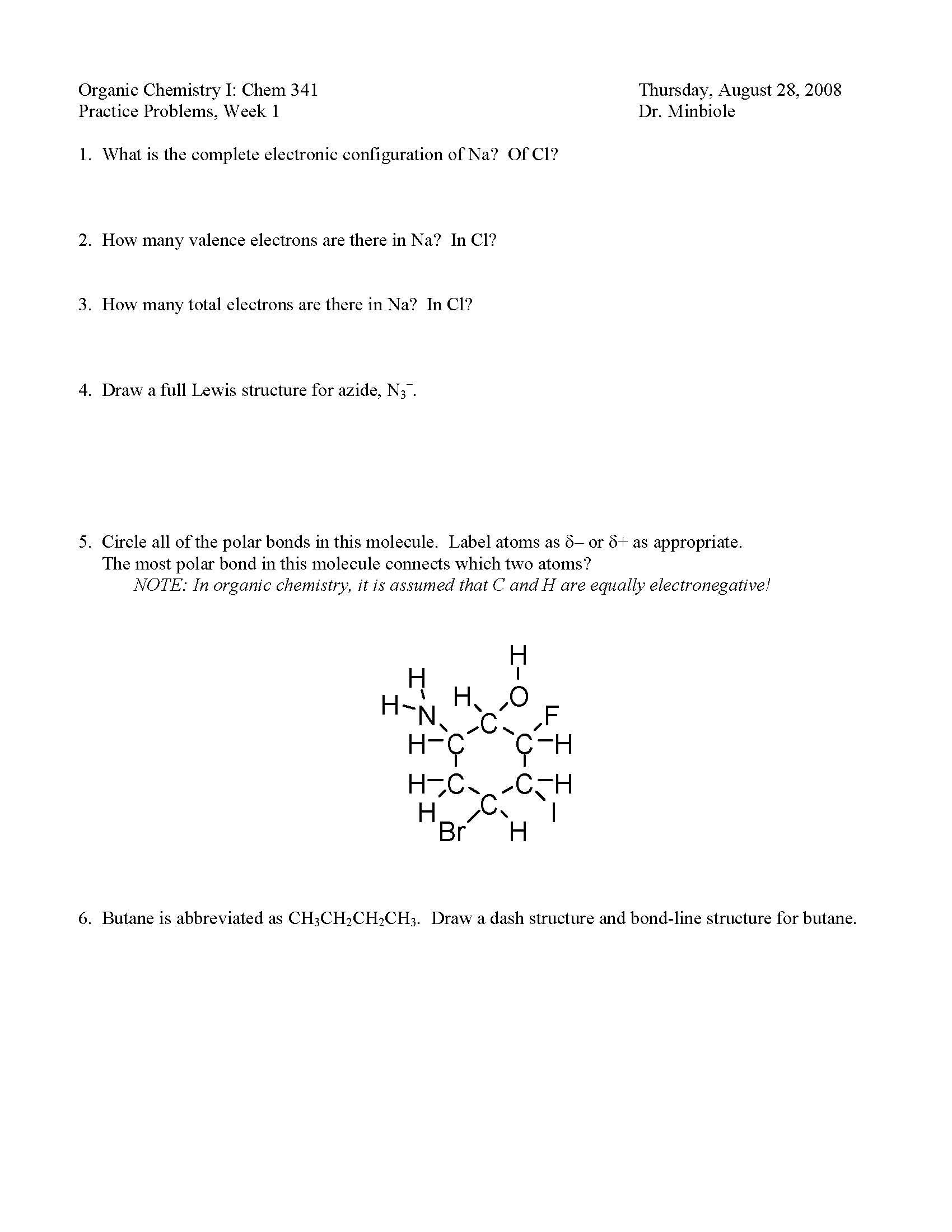 ORGANIC CHEMISTRY