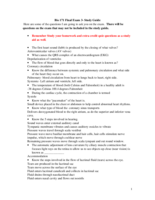 Final exam study guide