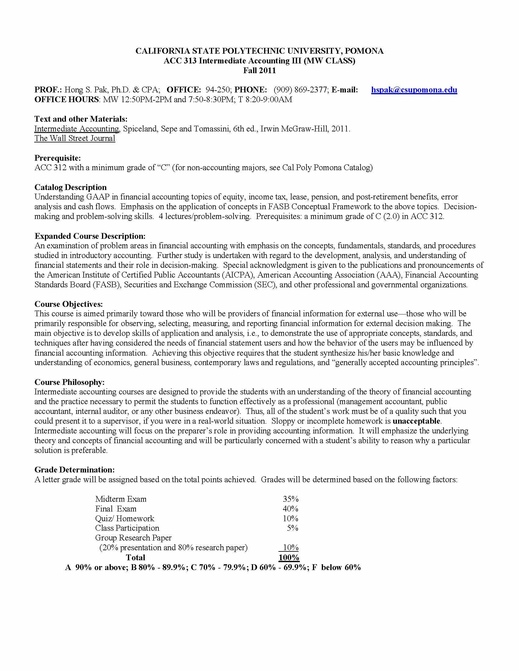Intermediate Accounting III