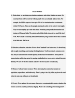 HHS245 W 1 Social Problems