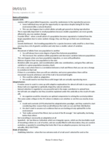 Evolution Notes Week 1