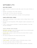 Intro to Mass Comm. September 16 & 18 notes!