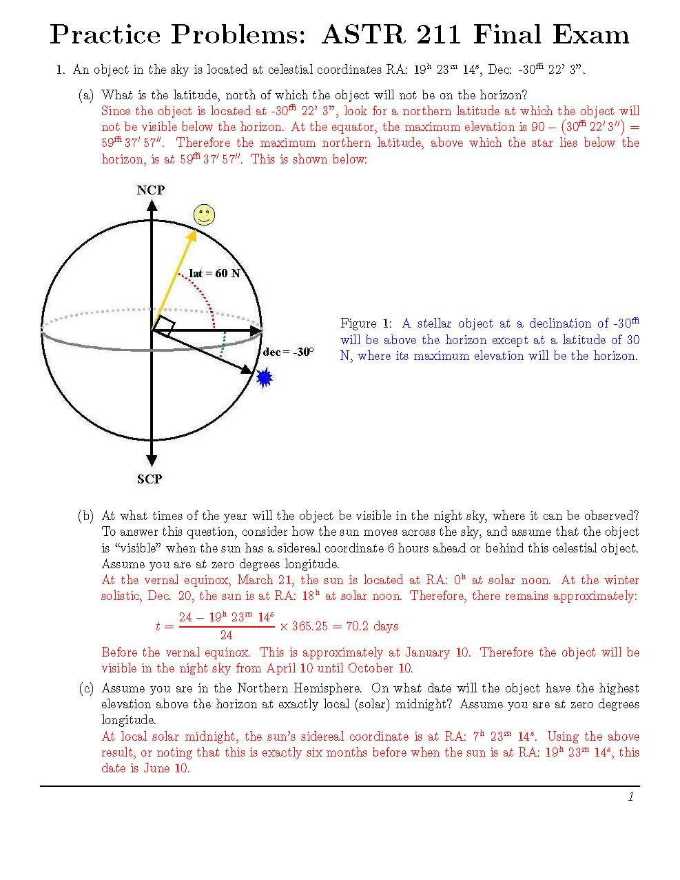 Intro to Astrophysics I