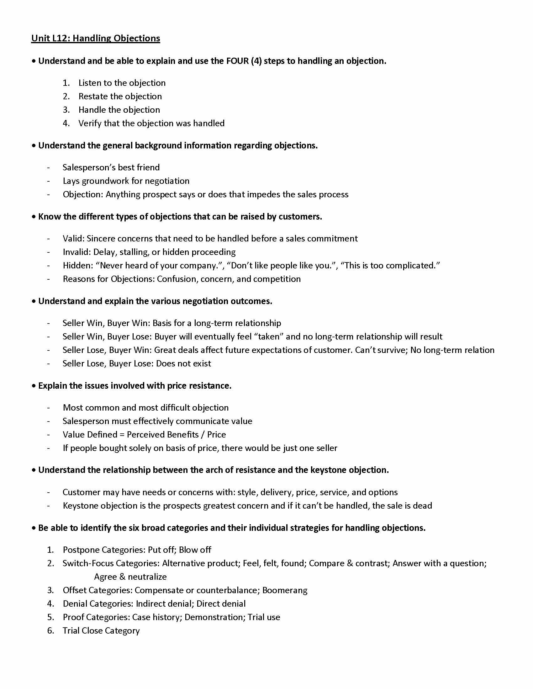 SELLING STRATEGICALLY