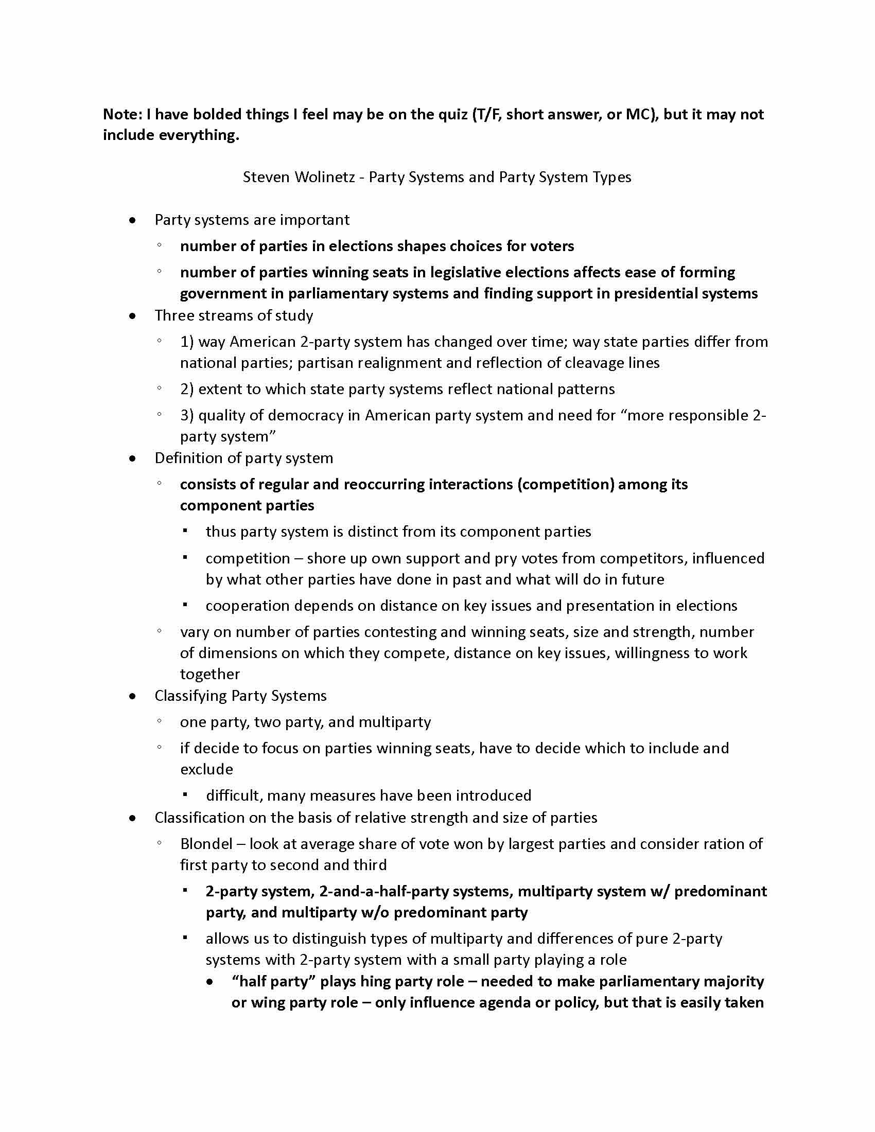 Introduction to Comparative Politics