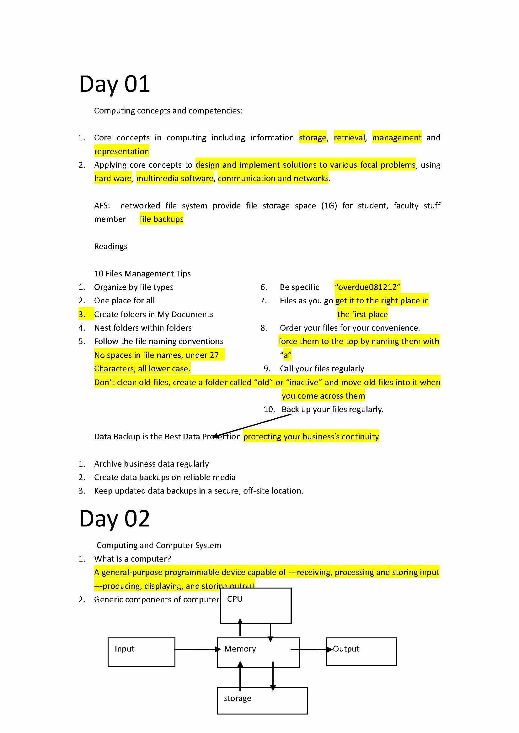 Computng ConceptsCompetencies