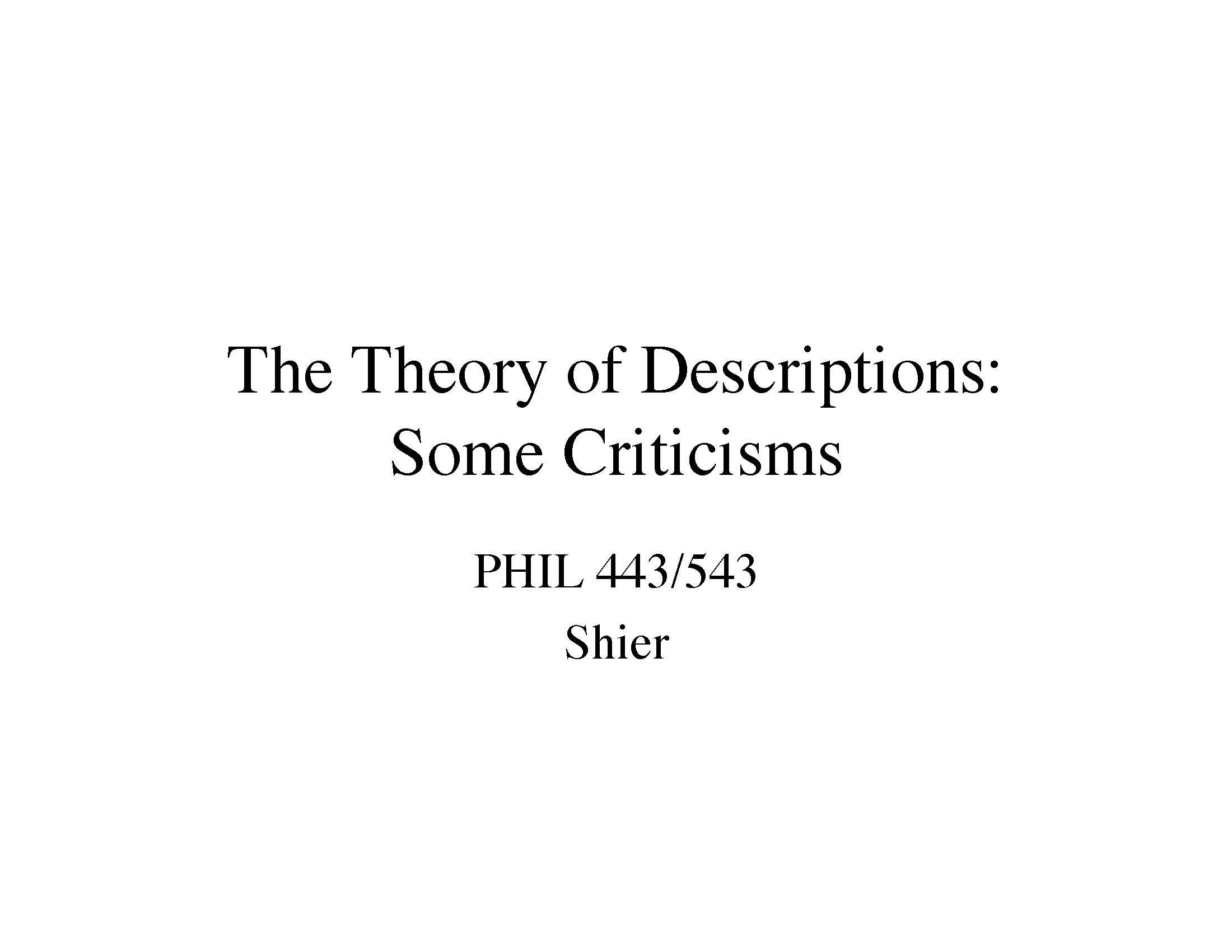 Philosophy of Language