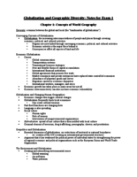 Notes Up to Exam 1 
