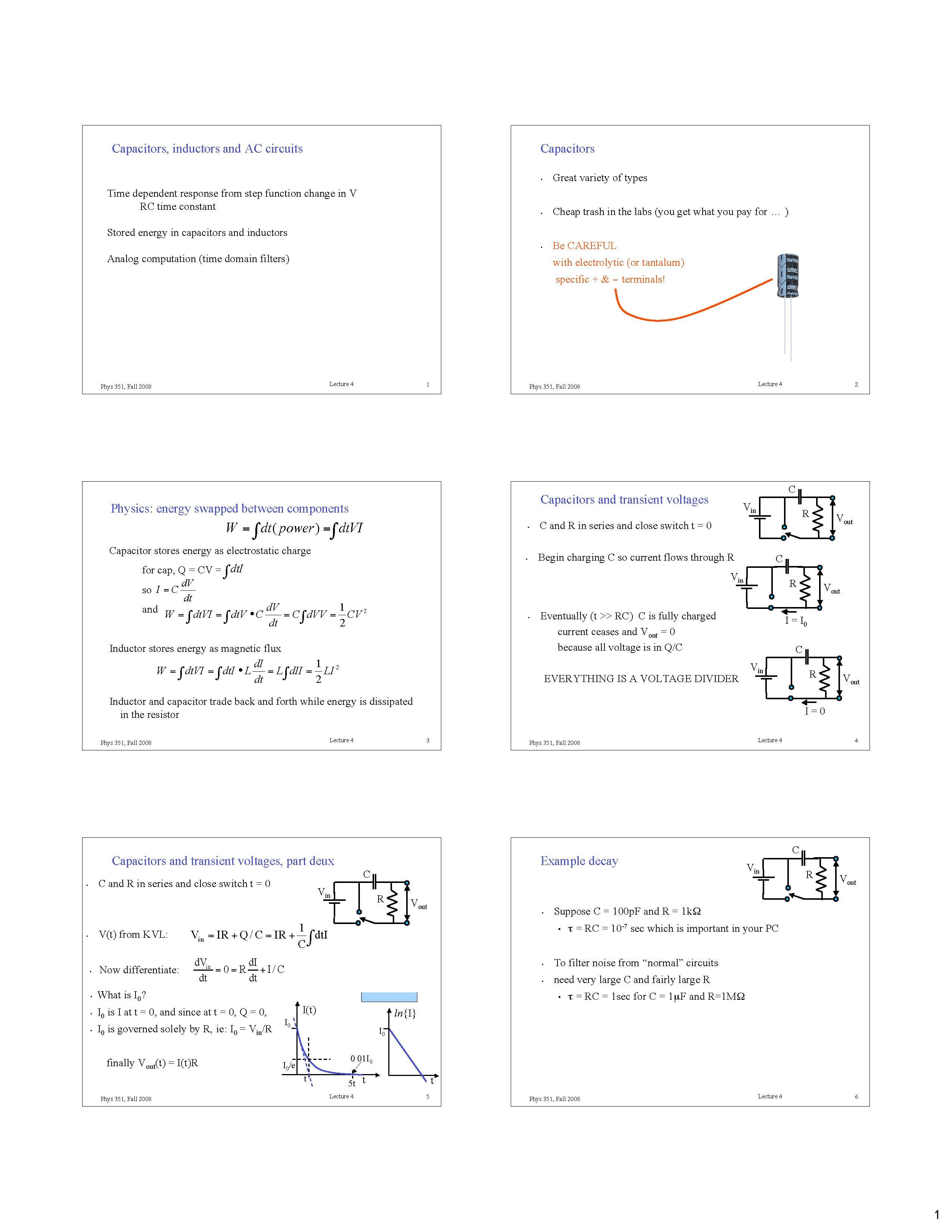 ELECTRONICS I