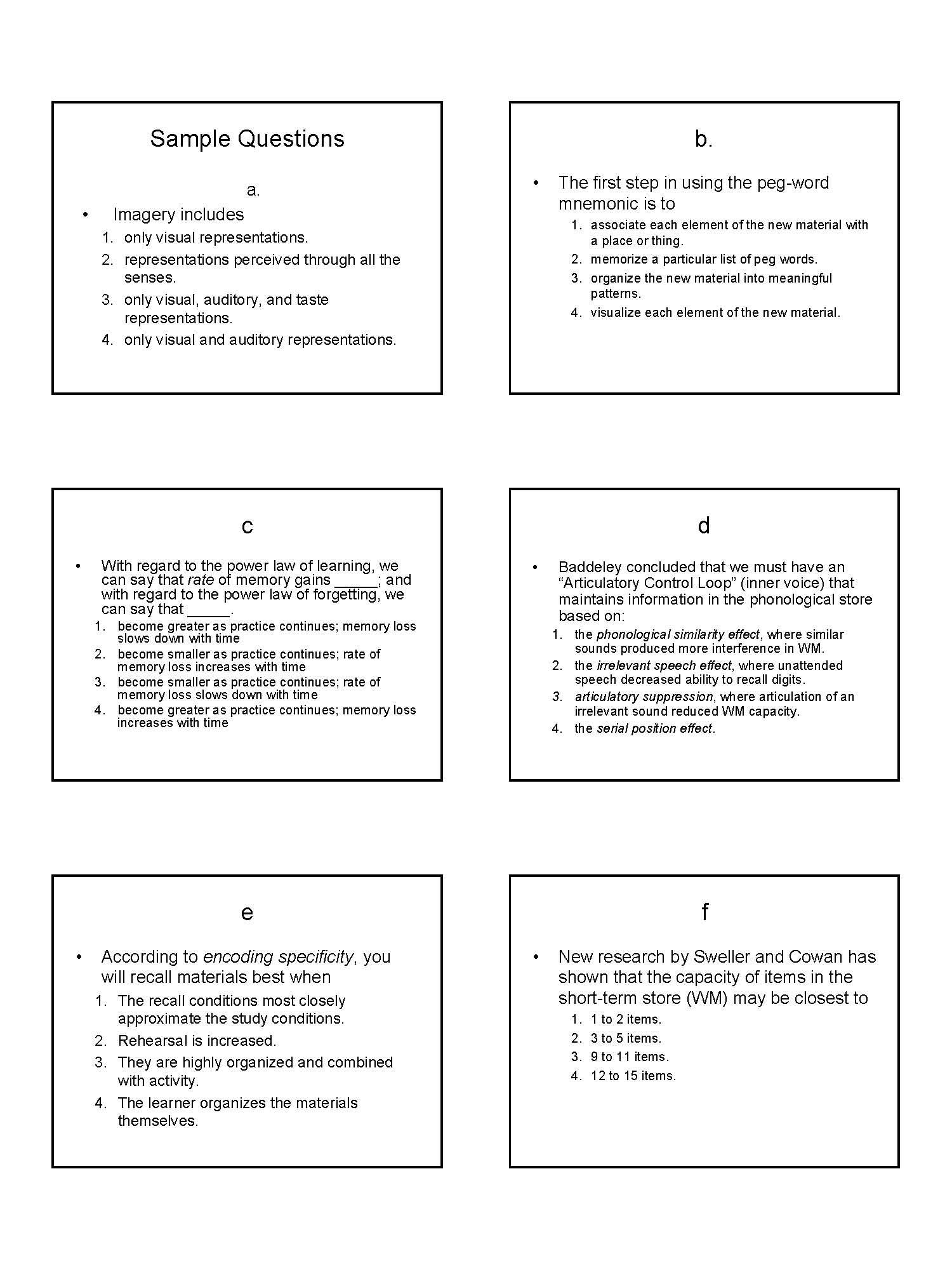Cognitive Psychology
