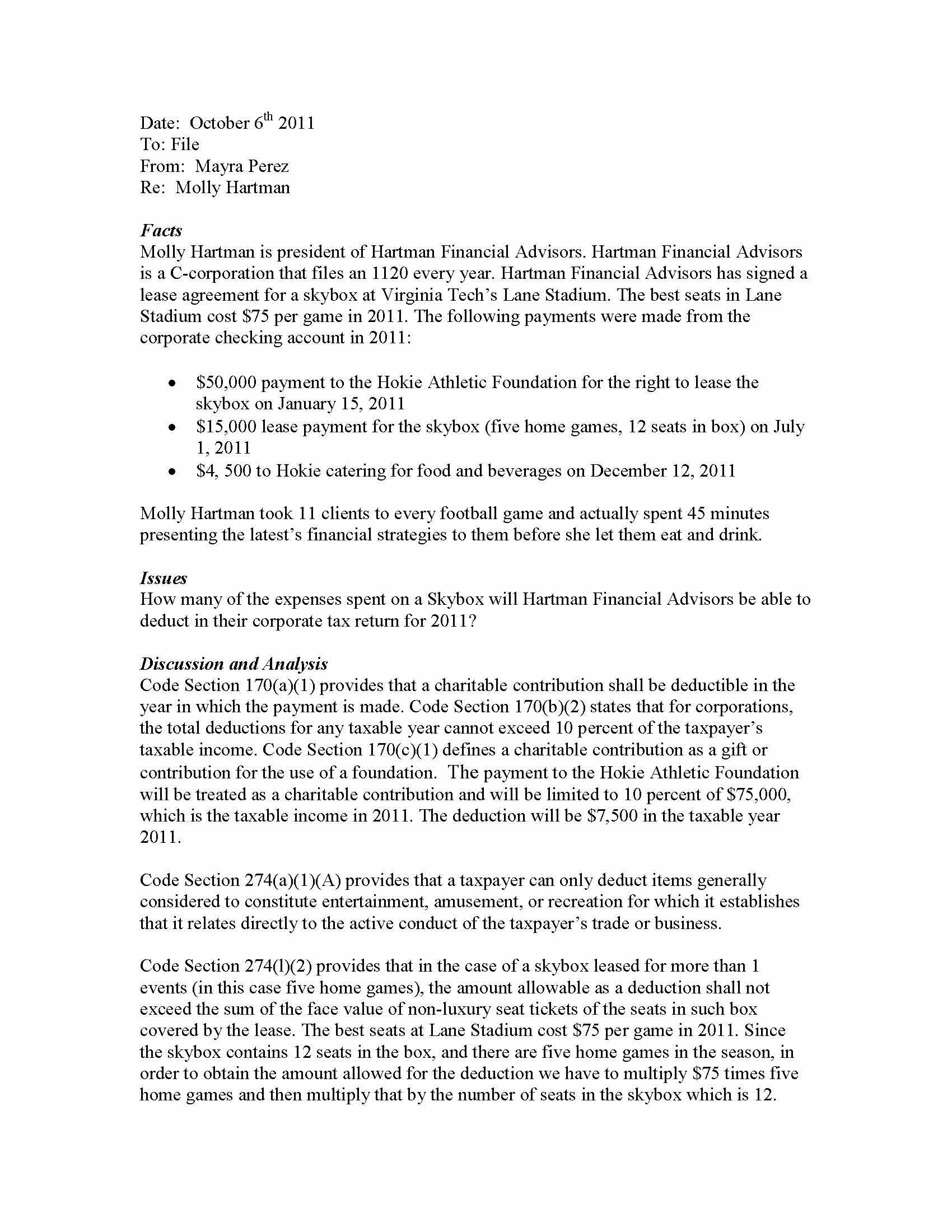 TAX RESEARCH AND STRATEGY