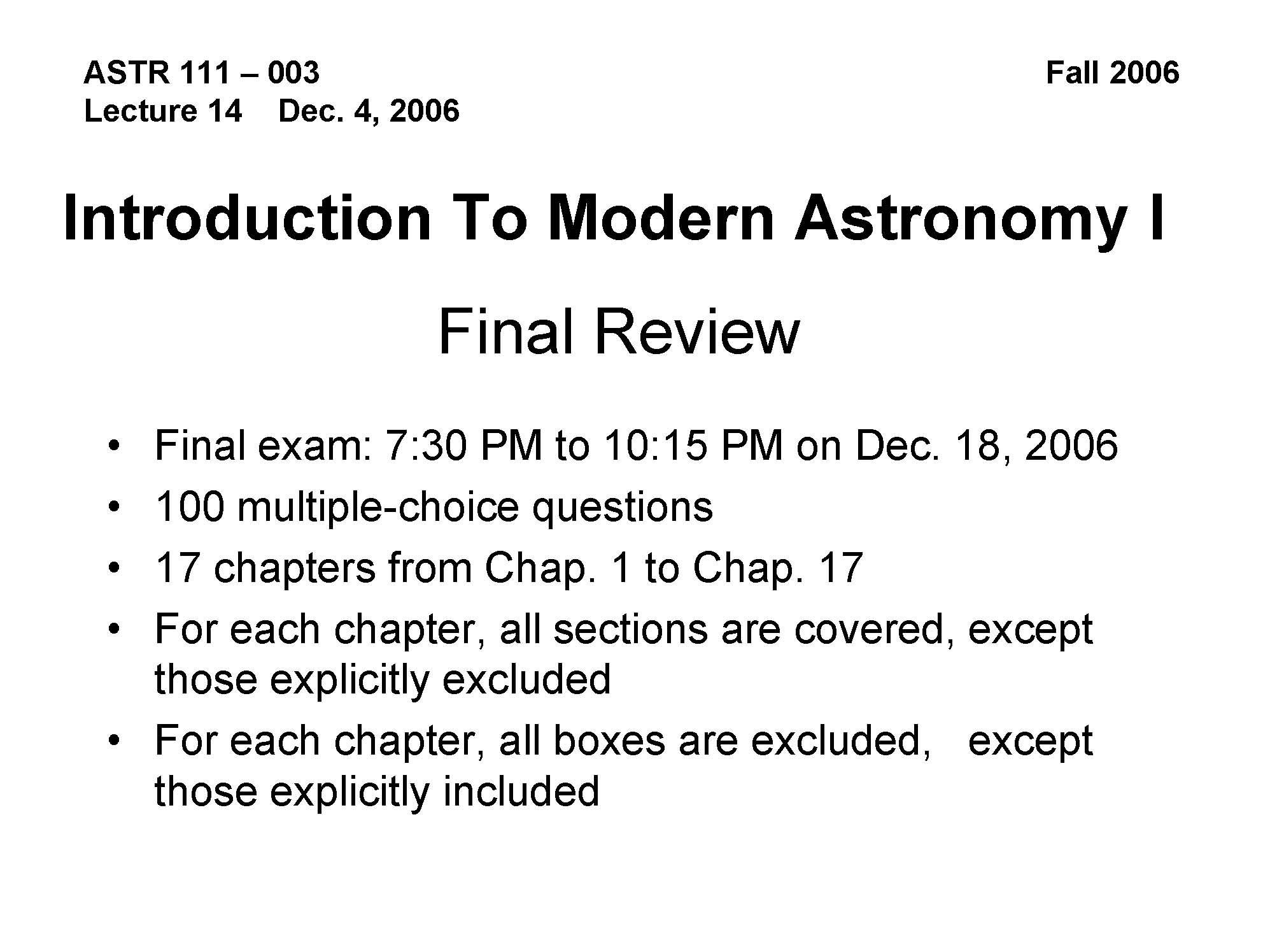 Introductory AstrSolar System