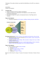Ch. 2 Cognitive Development