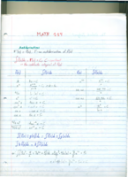 Week I Notes: MATH 114 - Analytic Geometry & Calculus II