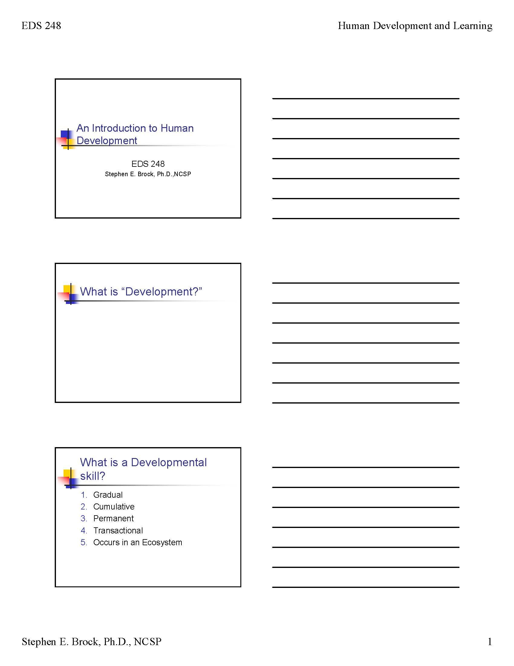 HUMAN DEVELOPMENT+LEARN