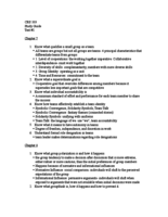 Exam 2 study guide