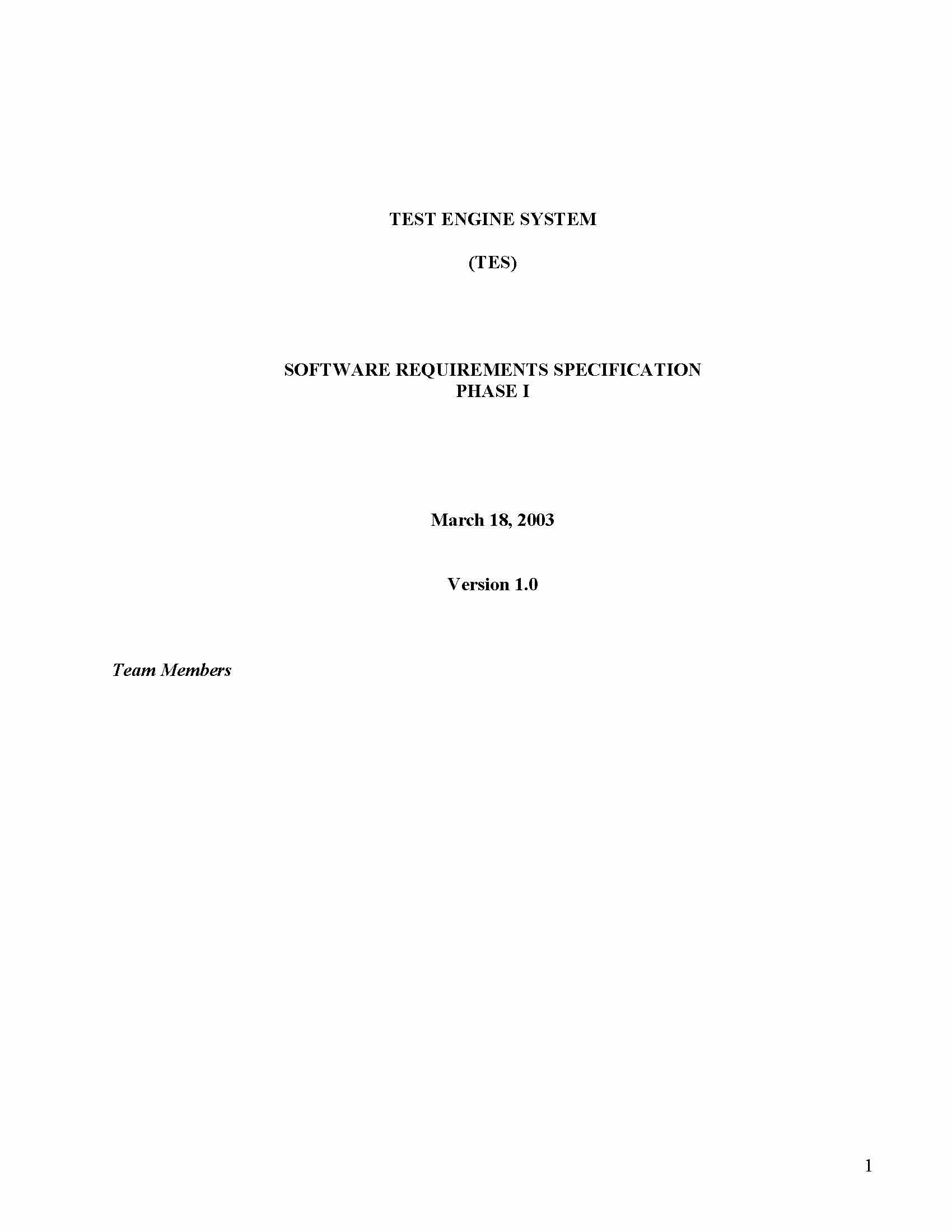 Software Engineering Seminar I