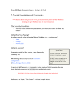 Econ200 - Basic Economic Issues Ch.1&2 