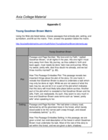LIT 210  Young Goodman Brown Matrix Checkopint