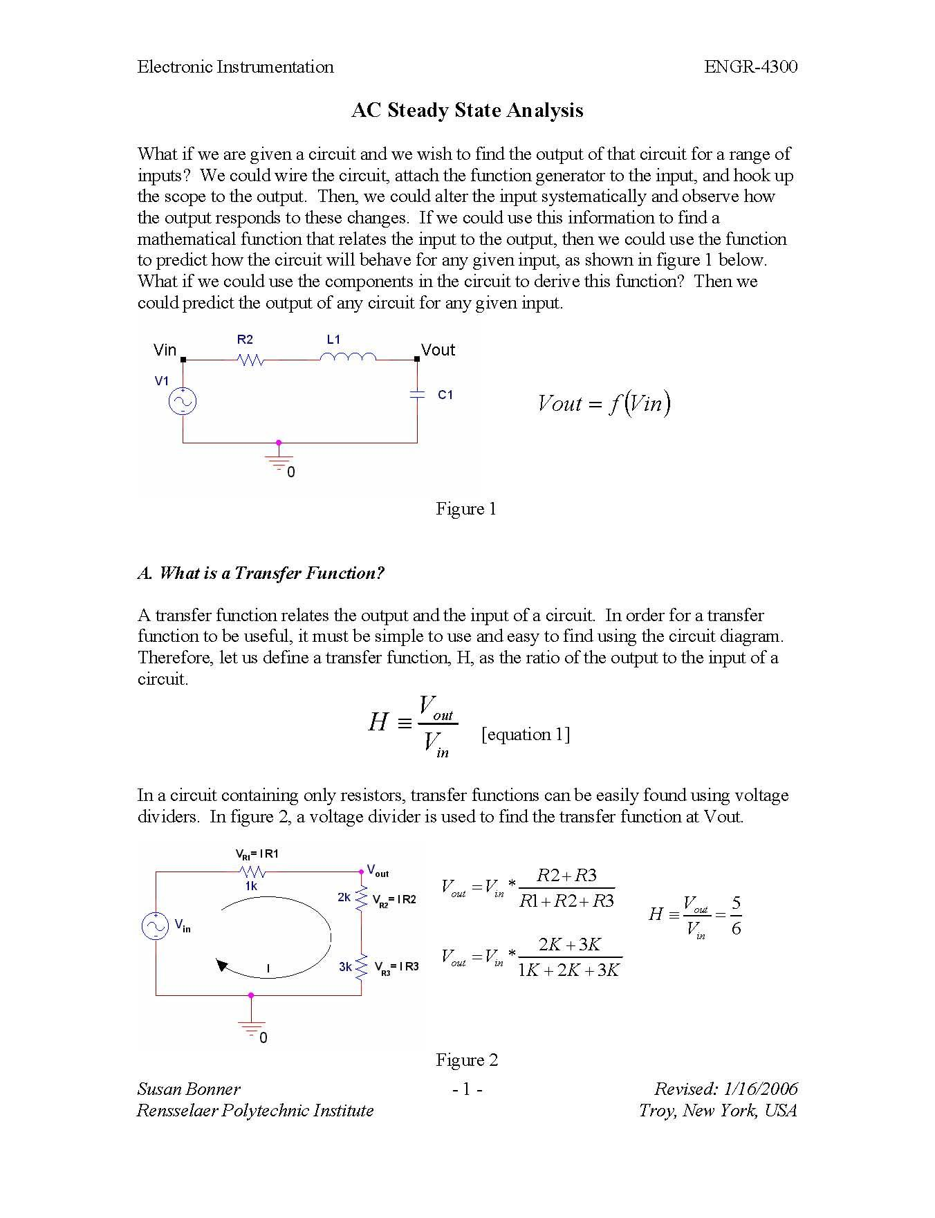 ELECTRONIC INSTRUMENTATION