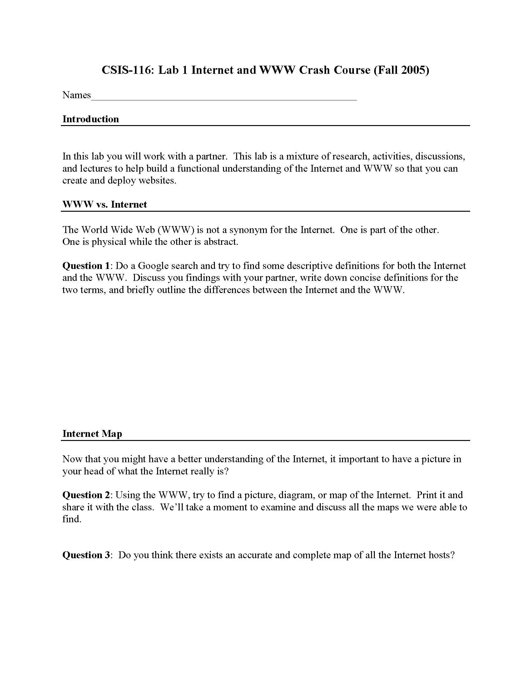 Survey of Info Technology