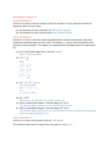 Homework lesson 9