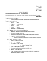 Week 2 through 4 in Prep. for Test 2