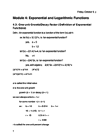 4.3: One-unit Growth/Decay Factor