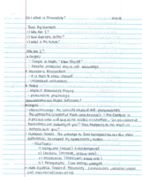 Personality Psychology Notes 