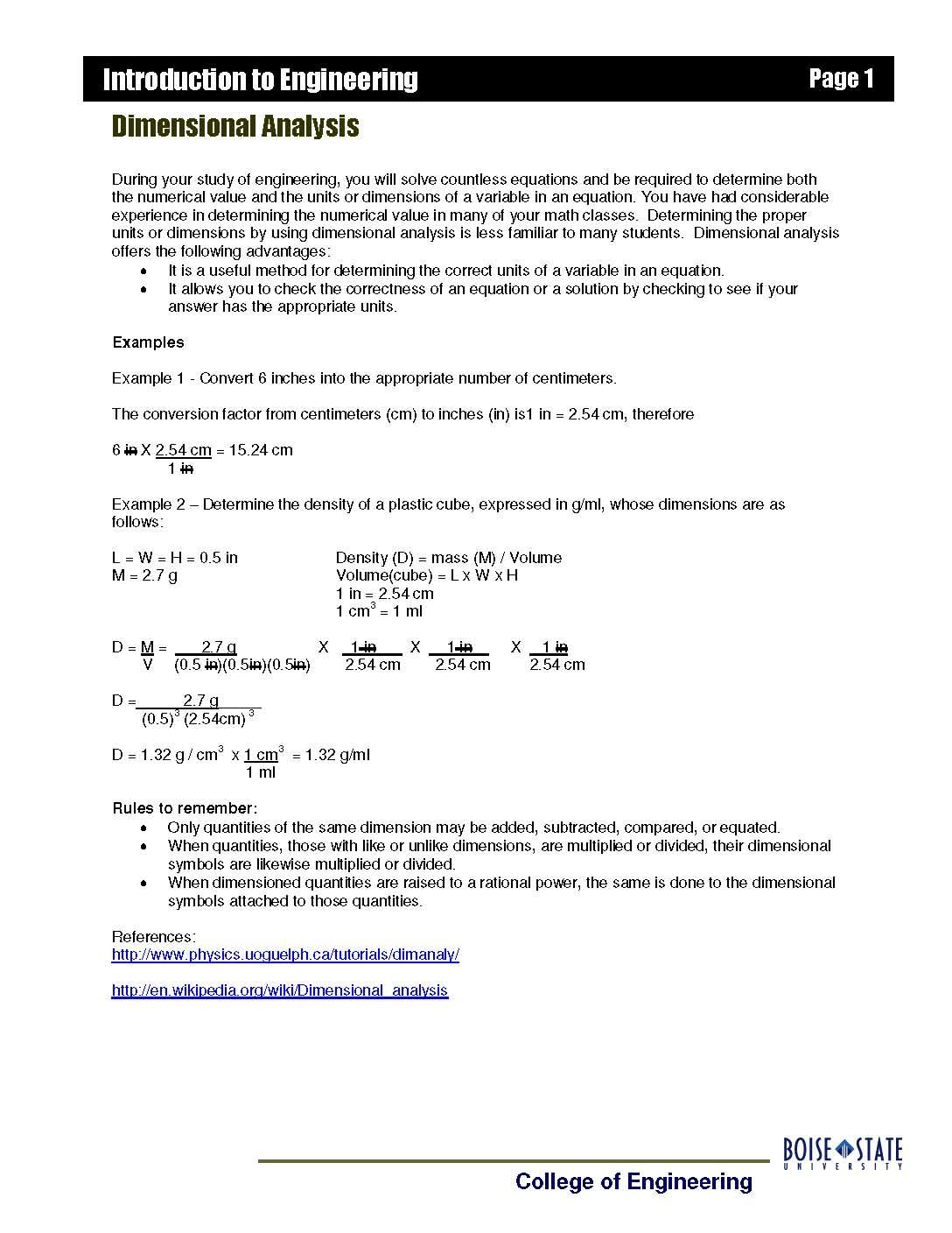Introduction to Engineering