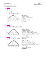 Week 7 Notes - Psychology 211