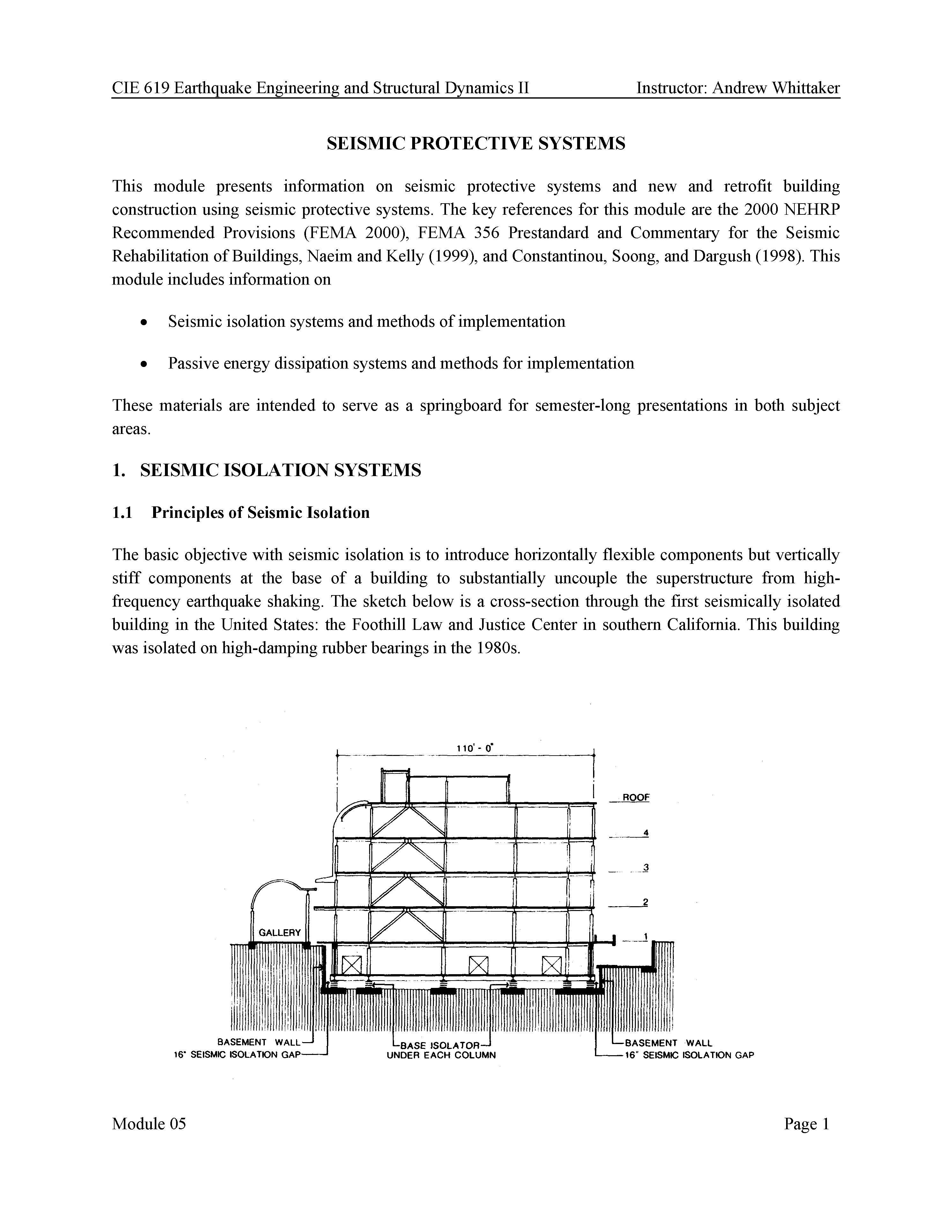 Earthquake Resist Design