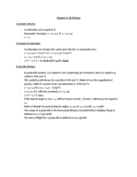 Physics Exam 2 Study Guide