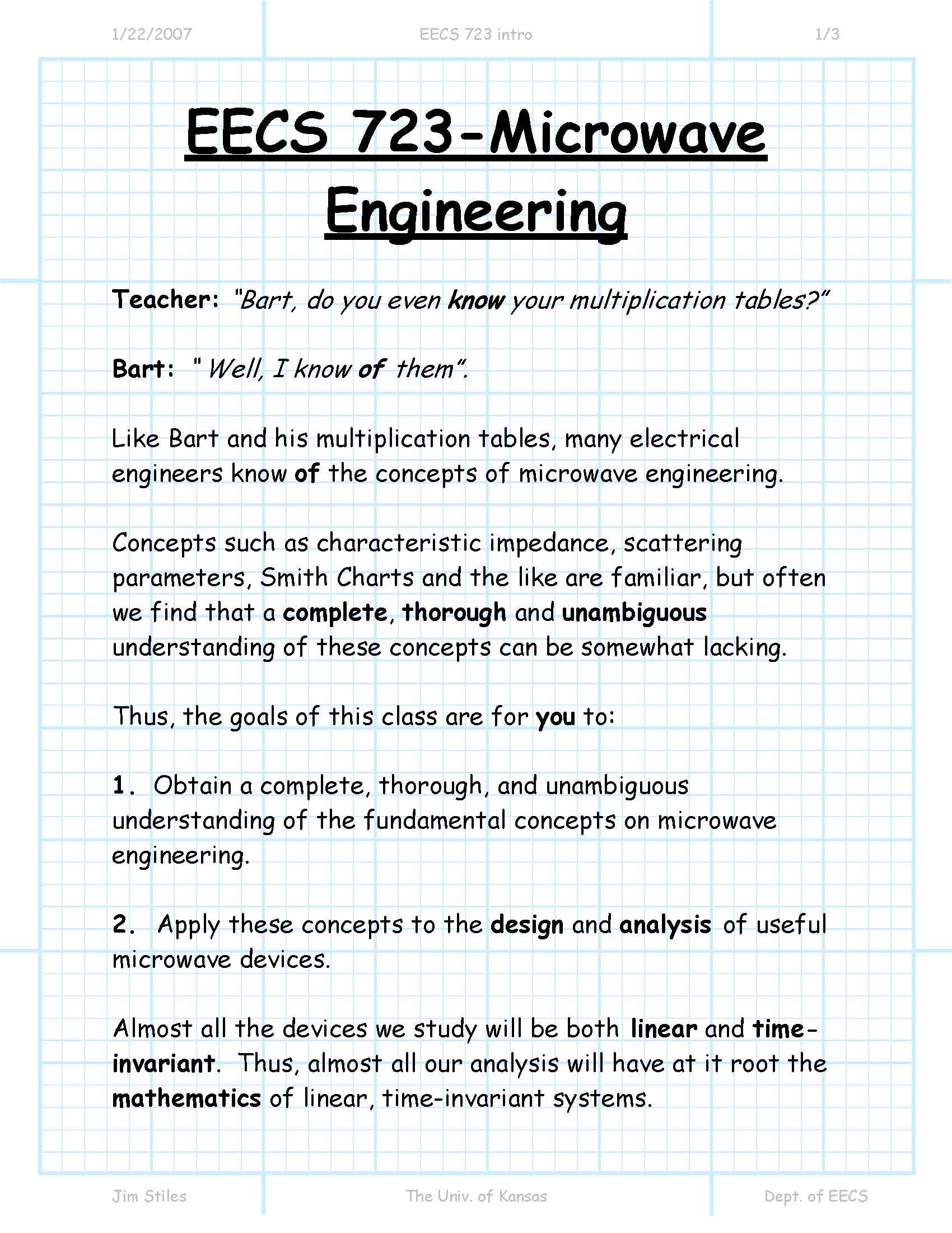 Microwave Engineering