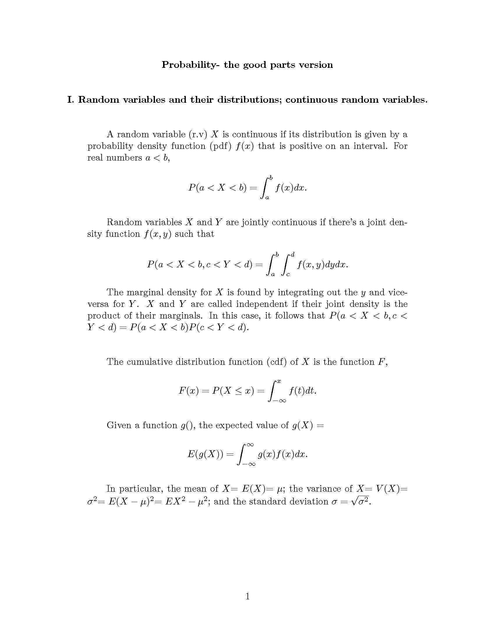 Mathematical Statistics