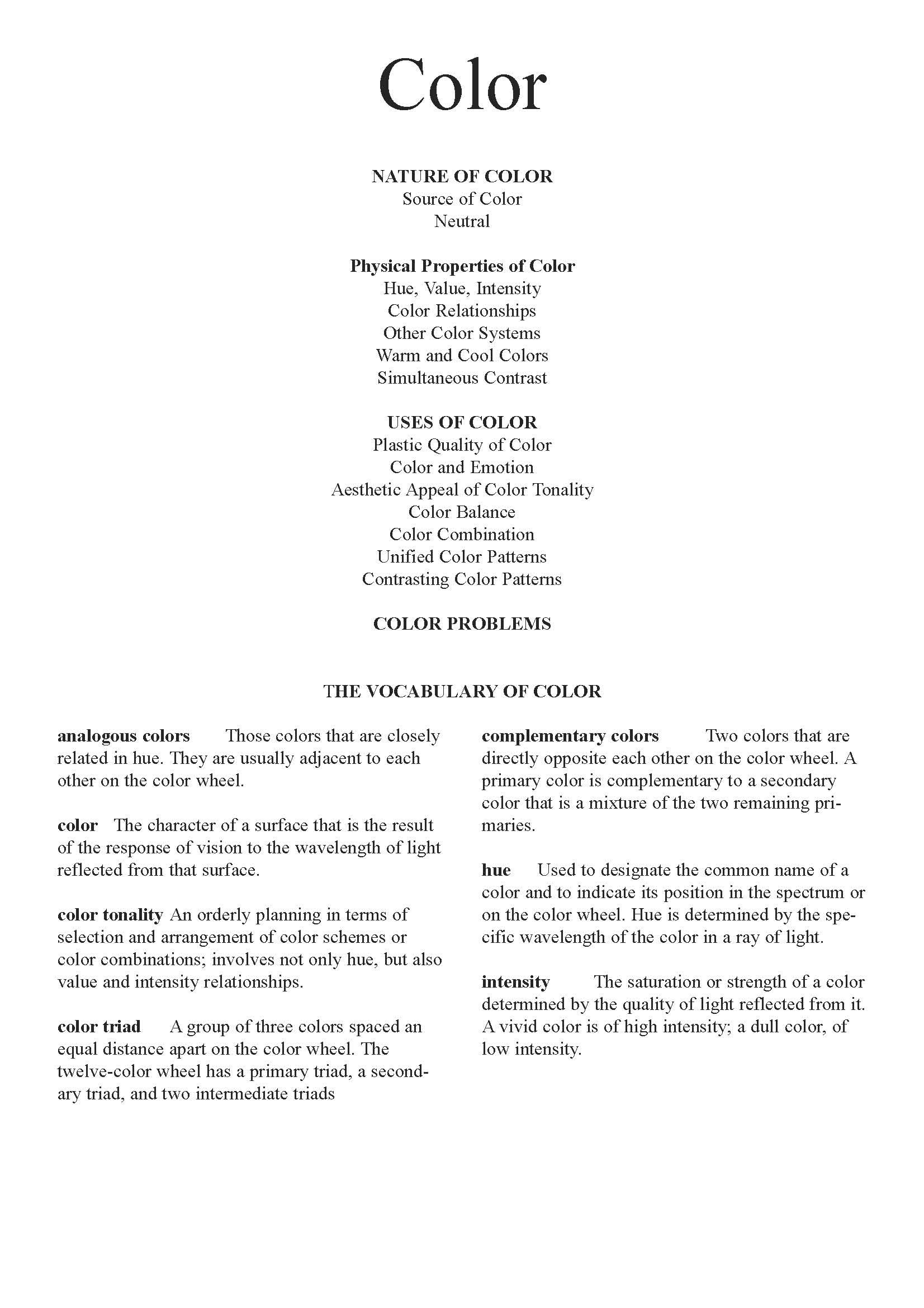 Introduction to Studio Art Fundamentals