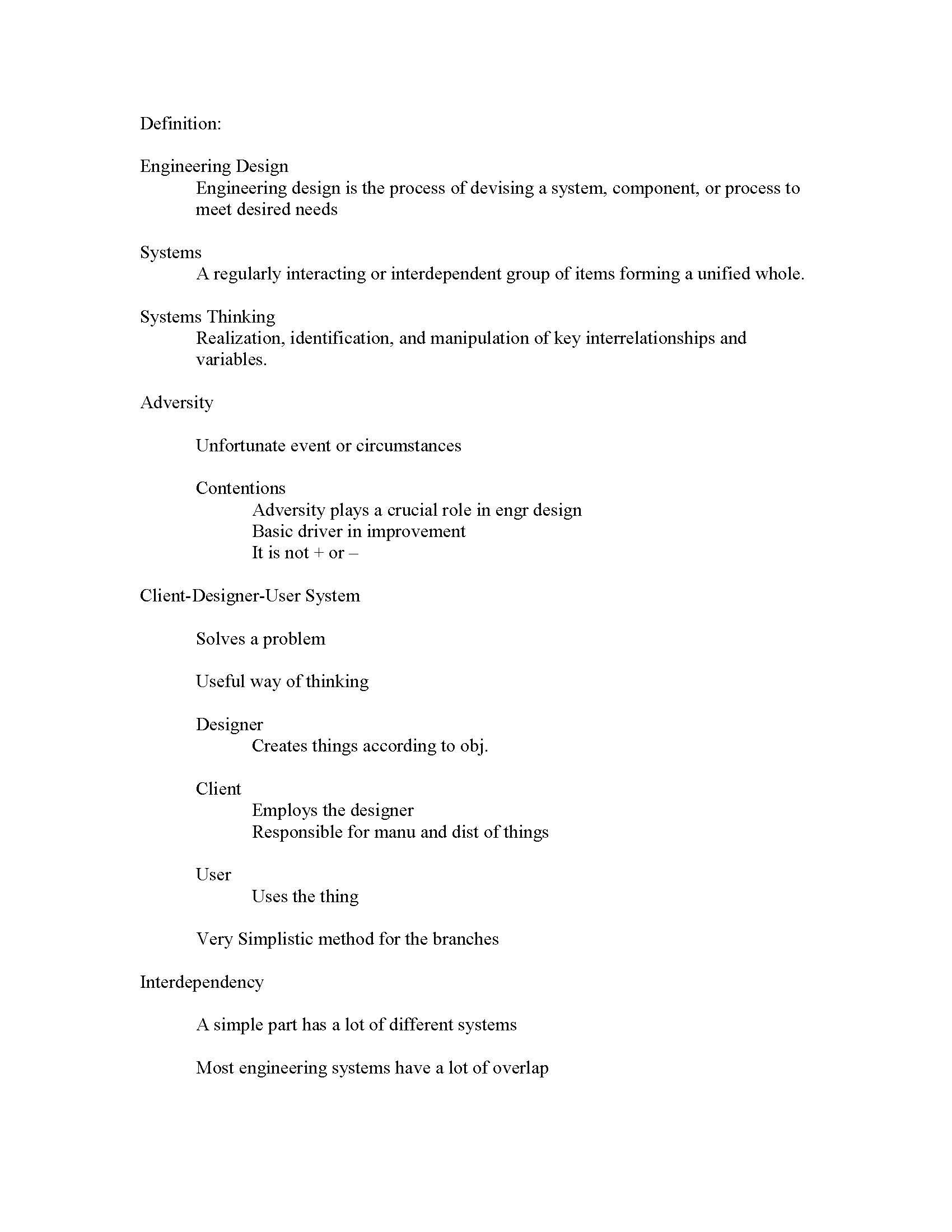 Intro Engineering
